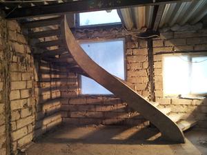 Облегченная бетонная лестница